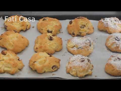 Vidéo: Biscuit Aux Raisins Secs Et Pommes