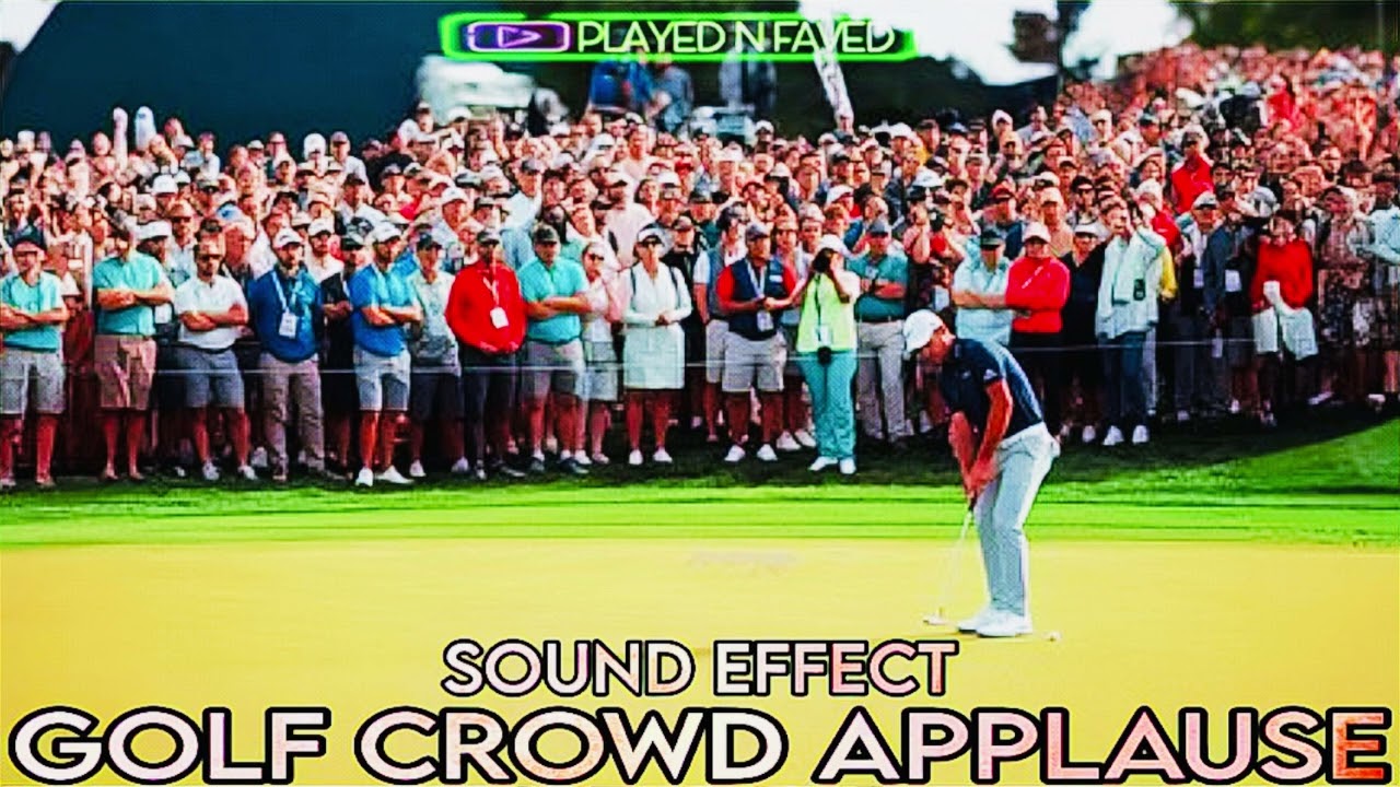 Golf Crowd Applause Sound Effect