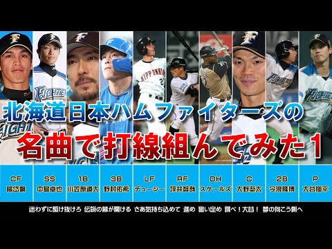 北海道日本ハムファイターズの名曲で打線組んでみた1