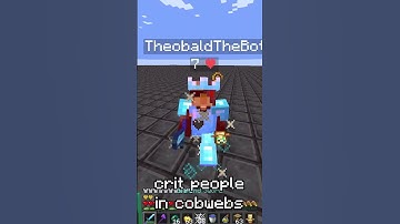 The best way to get out of cobwebs in minecraft pvp!