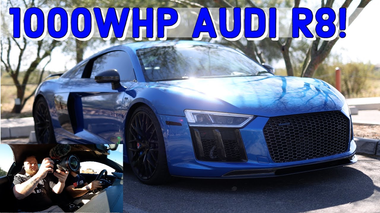 1,000whp Alpha 10 Audi R8 ride along! - YouTube
