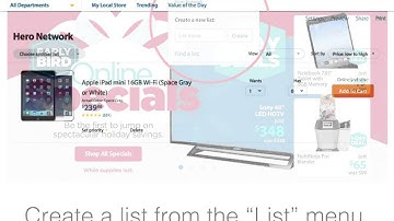 How to make a Walmart Wish List