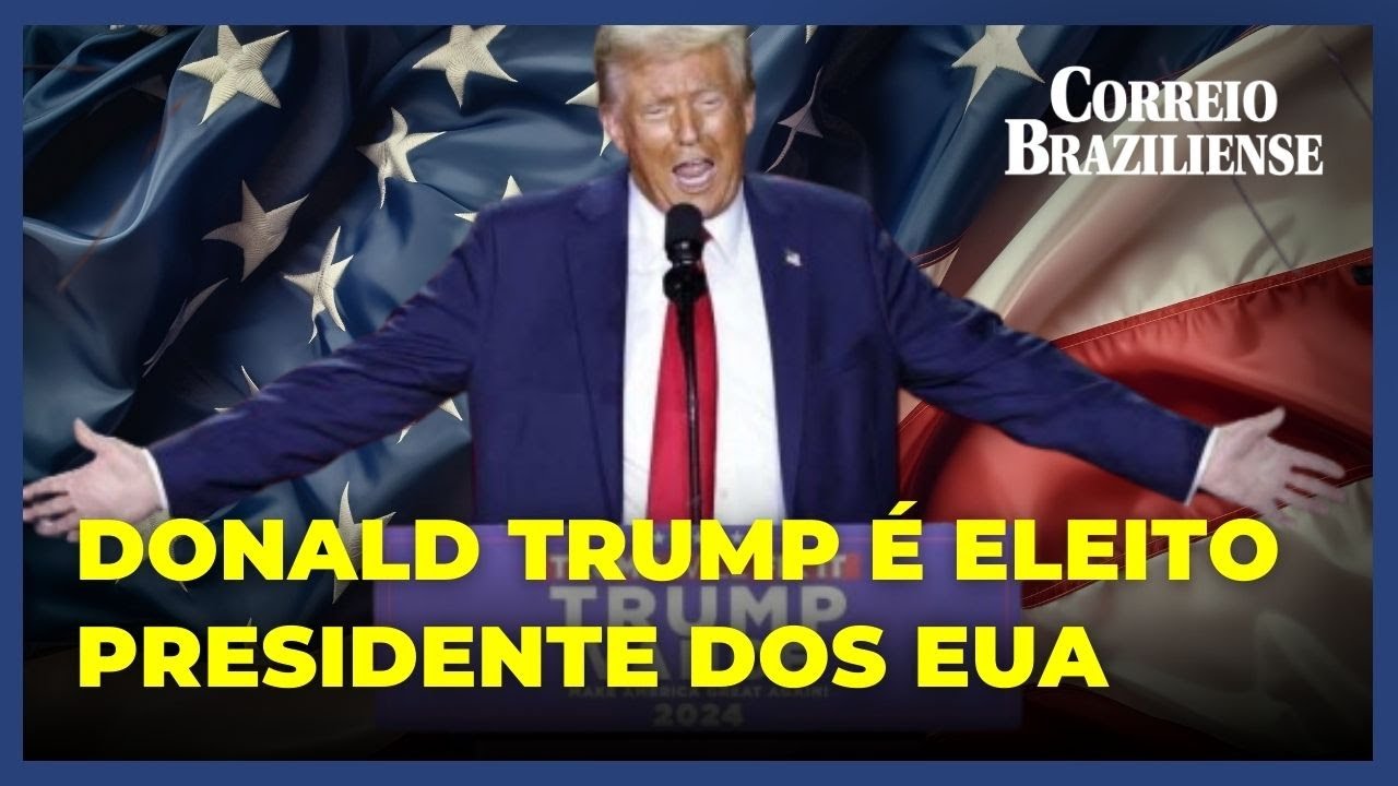 Trump é eleito presidente dos Estados Unidos -