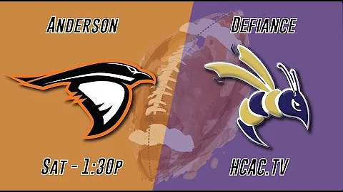 Anderson @ Defiance HCAC DIII College Football