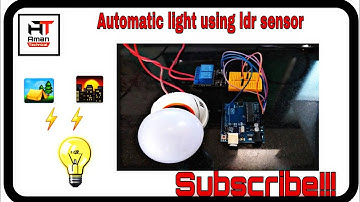Automatic street light using arduino. | Arduino ldr day night home automation.|