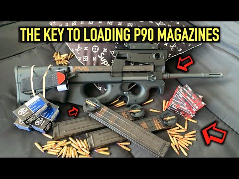 HOW TO LOAD FN HERSTAL P90 /PS90 MAGS LIKE A PRO PART 1