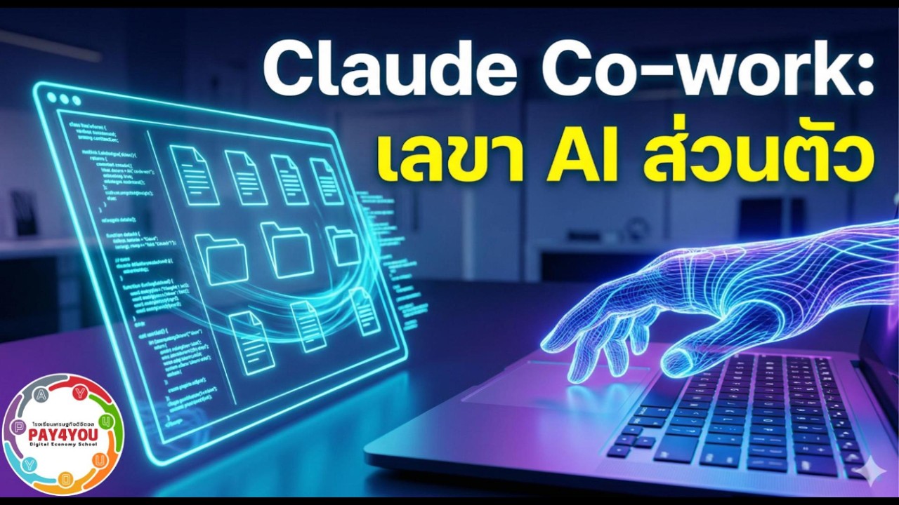 ⁣Claude Co-Work เลขาเอไอส่วนตัว