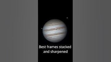 Imaging Jupiter Io Ganymede and the Great Red Spot (timelapse)