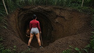 Build an underground shelter | survive alone