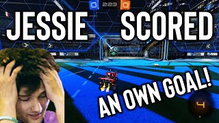 JESSIE SCORED AN OWN GOAL! | Road to Rank 1 in 2v2 With Jessie | E1