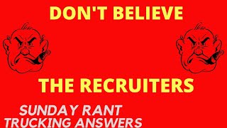Stretching the Truth | Sunday Rant | Trucking Answers