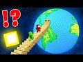How JJ and Mikey Found THE LONGEST STAIRS to THE EARTH in Minecraft ? - Maizen