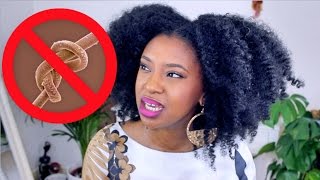 4 Simple Tips To Minimise Single Strand Knots 💇🏾➿ #SayNoToGariEnds