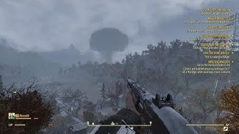 Fallout 76 Charleston Nuke Drops | I Witness My First Nuclear Blast From A Safe Distance