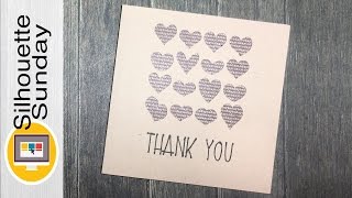 Cameo 3 and the Dual Carriage (Card)  | Silhouette Sunday