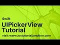 How to create UIPickerView in swift3 tutorial