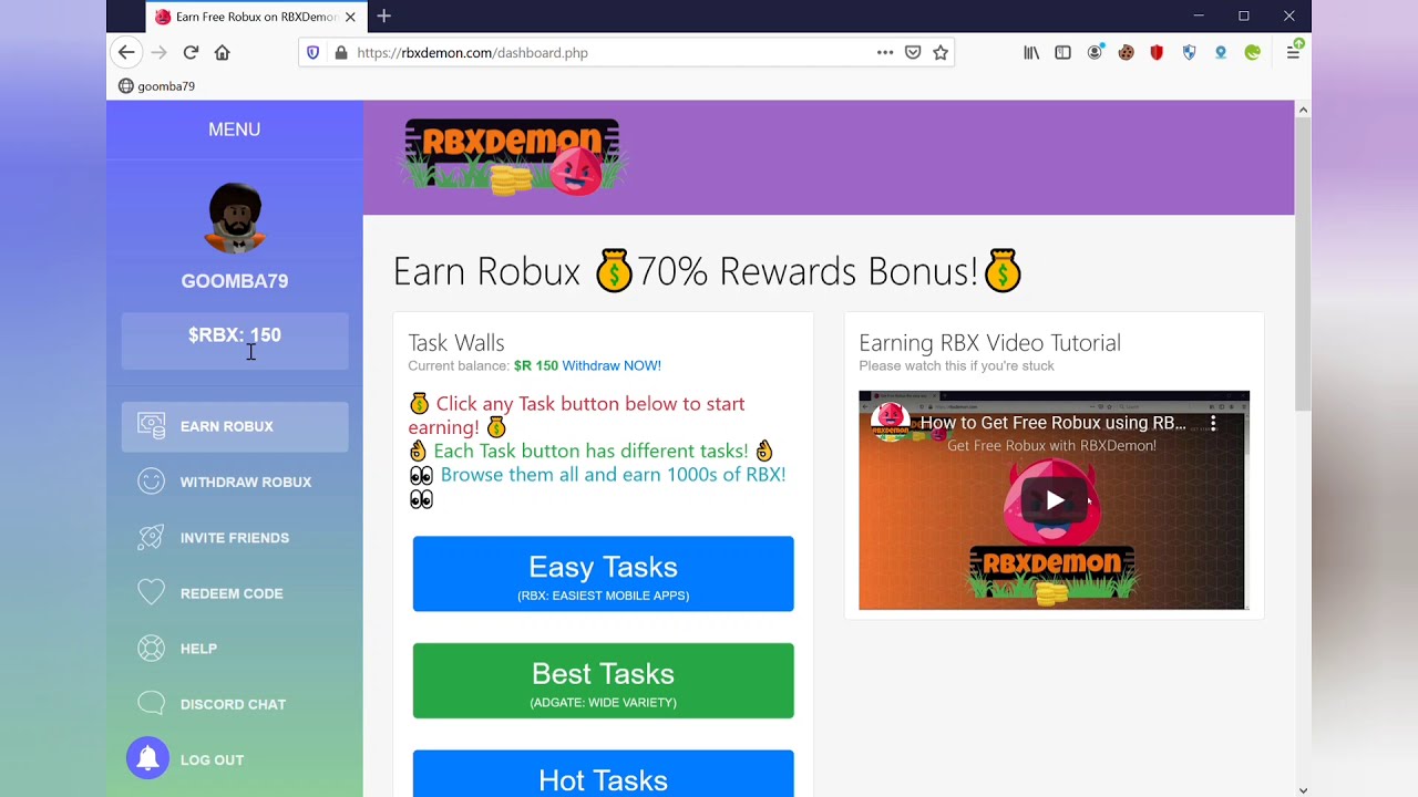 Is RBX Demon (rbxdemon.com) a legit site for free Robux or a scam? - Quora