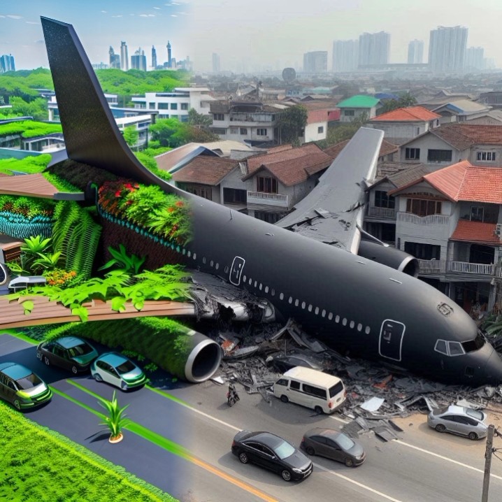 Pesawat Terbang Hitam#shorts #short #viralvideo #trending #herichannel#animasimobiltruk #tronton#bus