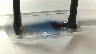 Movement of copper ions in ammonia solution