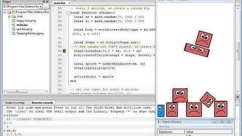 Gideros debugging with ZeroBrane Studio