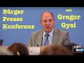 Gregor Gysi in der BürgerPresseKonferenz