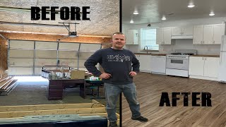 Incredible DIY Turning Our Garage Into An Apartment Time Lapse