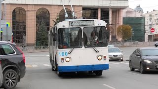 Троллейбус Екатеринбурга Зиу-682Г [Г00] Борт. №160 Маршрут №6 На Остановке 