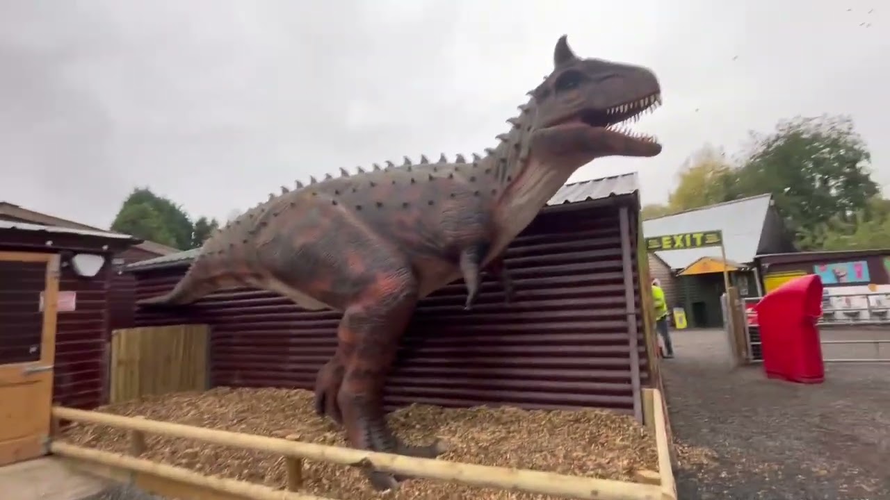 New Dinosaur at the Entrance of Hoo Zoo