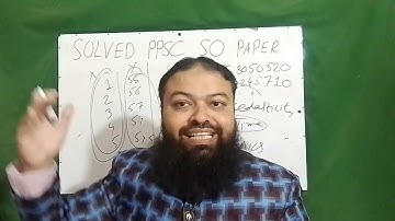 PPSC STATISTICS SOLVED PAPER STATISTICAL OFFICER 28-10-23