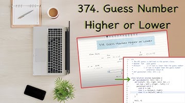 3. Binary Search | Leetcode | 374 | Guess Number Higher or Lower
