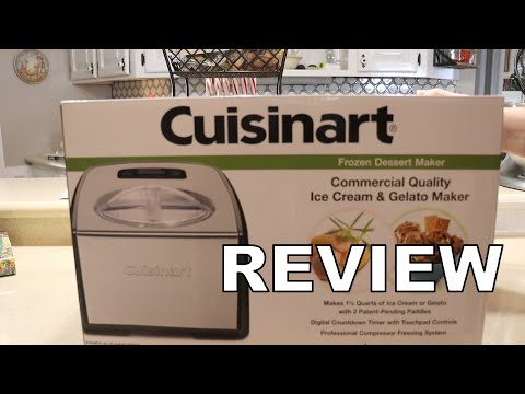 Cuisinart Gelato & Ice Cream Professional Ice Cream Maker-Unboxing