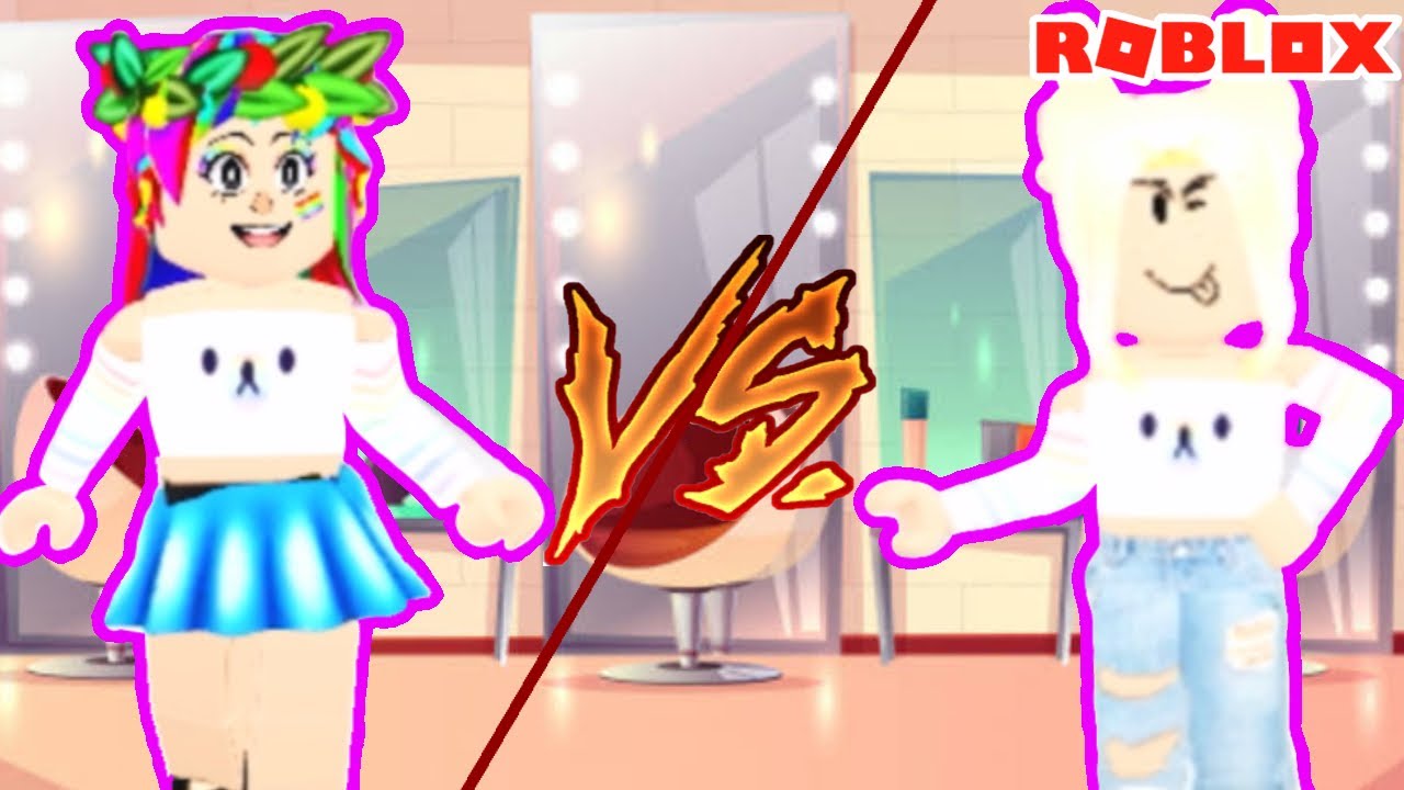 Roblox - GAROTA TUMBLR vs ROQUEIRA (Batalha de Looks) 