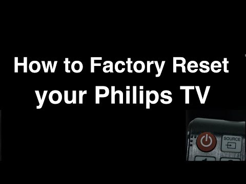 How to Factory Reset Philips Smart TV  -  Fix it Now