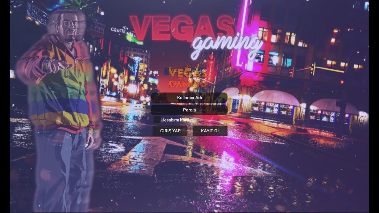 MTA:SA Vegas Gaming Freeroam Script Paketi | MTASA HTML LOGİN PANEL ...