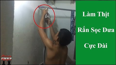 Cách Làm Thịt Rắn, Thịt Rắn Sọc Dưa Cực Dài Xào Sả Ớt