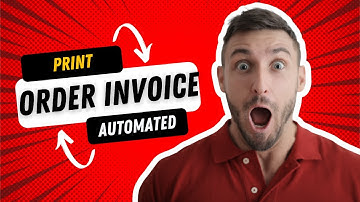 Print Order Invoice Automated Through Cloud Printing