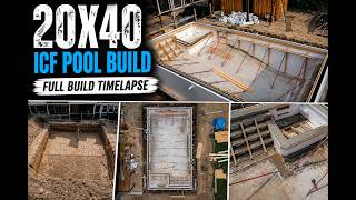 20x40 ICF Pool Build | Full Build Timelapse