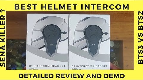 BTS3 HELMET BLUETOOTH INTERCOM 2019 UNBOXING AND TUTORIAL , DEMO | BEST BLUETOOTH HELMET INTERCOM?