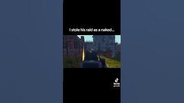 Rust Console I stole his raid as a naked…#shorts