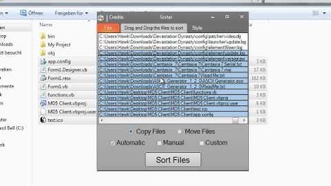 File Sorter / Datei Sortierer