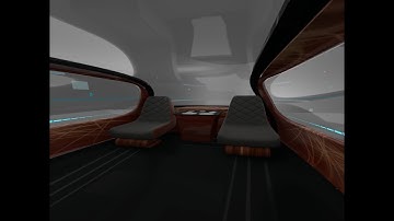 Using VR to experience future interior of automobiles