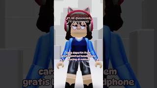 cara dapet free item UGC limited headphone kucing di roblox gratis #roblox #freeitem