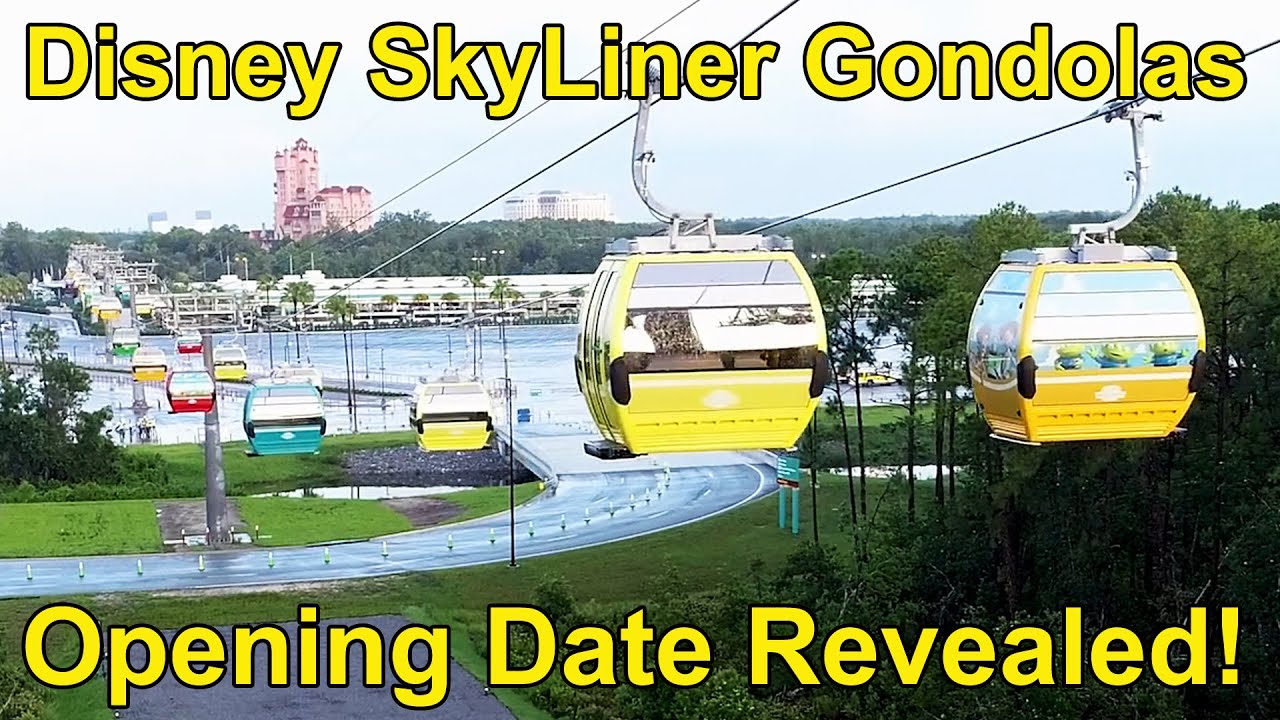 walt disney world vacation Disney Skyliner at Walt Disney World Aerial Footage - Will Transport Guests September 29th! (B-Roll)