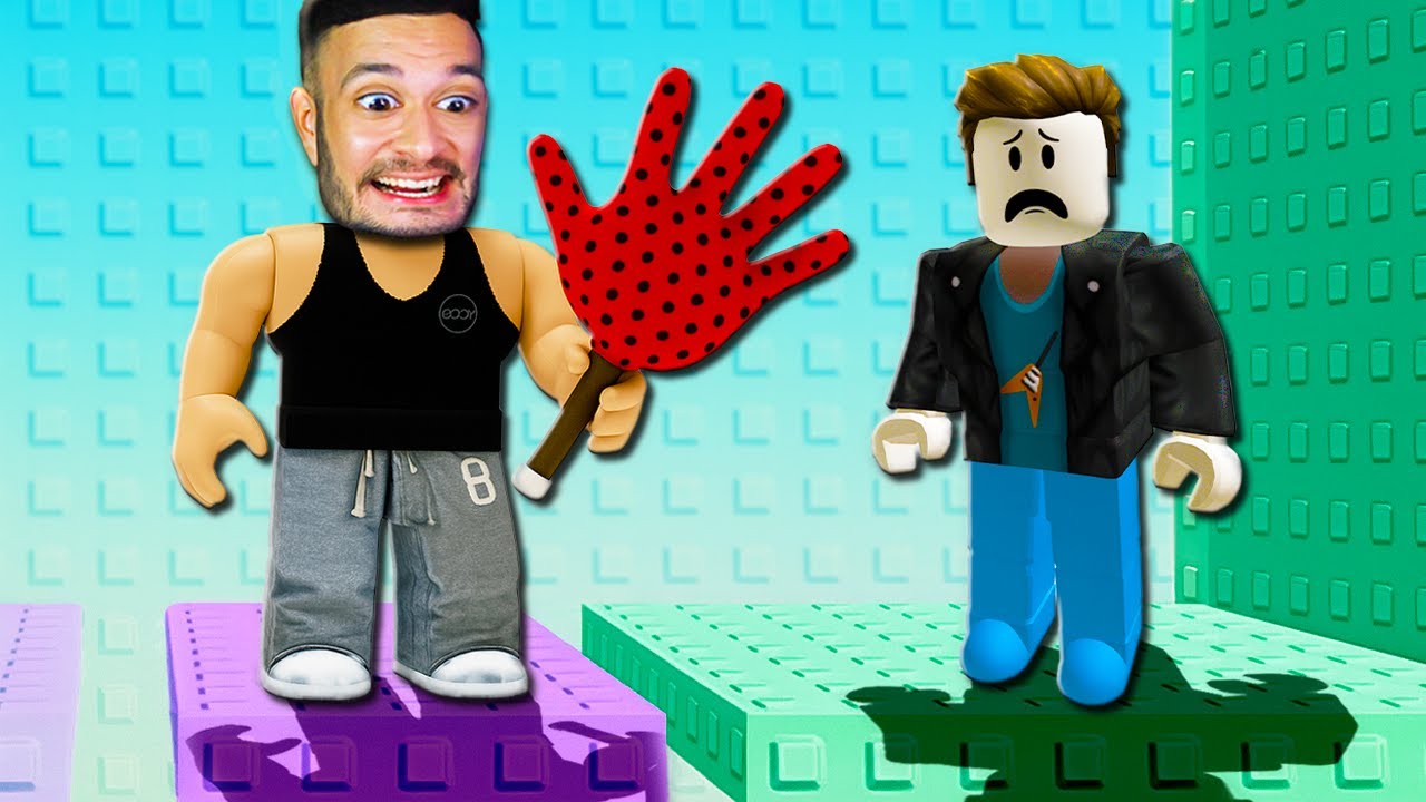 TROLLEI MEU AMIGO com um TAPÃO no ROBLOX