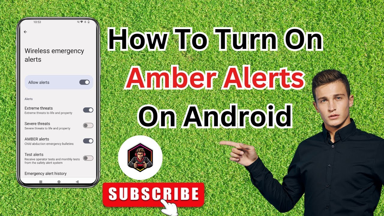 How To Turn On Amber Alerts On Android | Easy Guide - YouTube