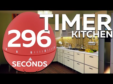 296 seconds Cooking timer | 4min 56sec Egg TIMER