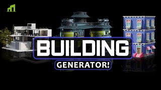 Procedural Building Generator For Artists Is Here!