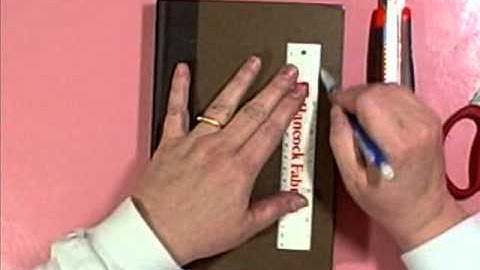 Altering a Book into a Shadow Box Tutorial Part 1 (revised)