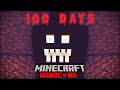 I Survived 100 Days In A Minecraft Horror Game... Here's What Happened