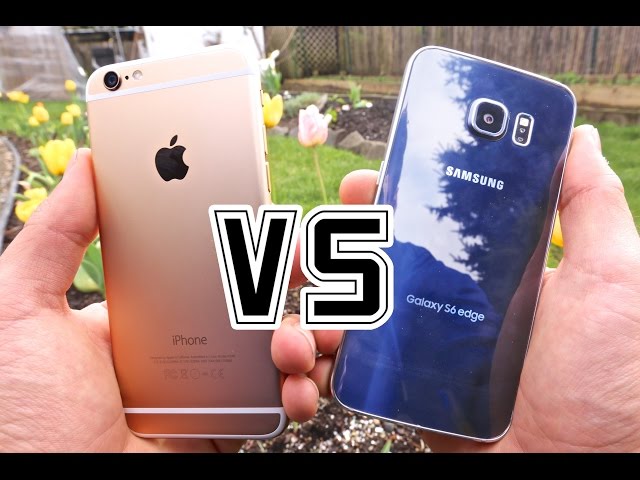 Durf herhaling Oneerlijkheid Samsung Galaxy S6 Edge VS iPhone 6 - Full Comparison - YouTube